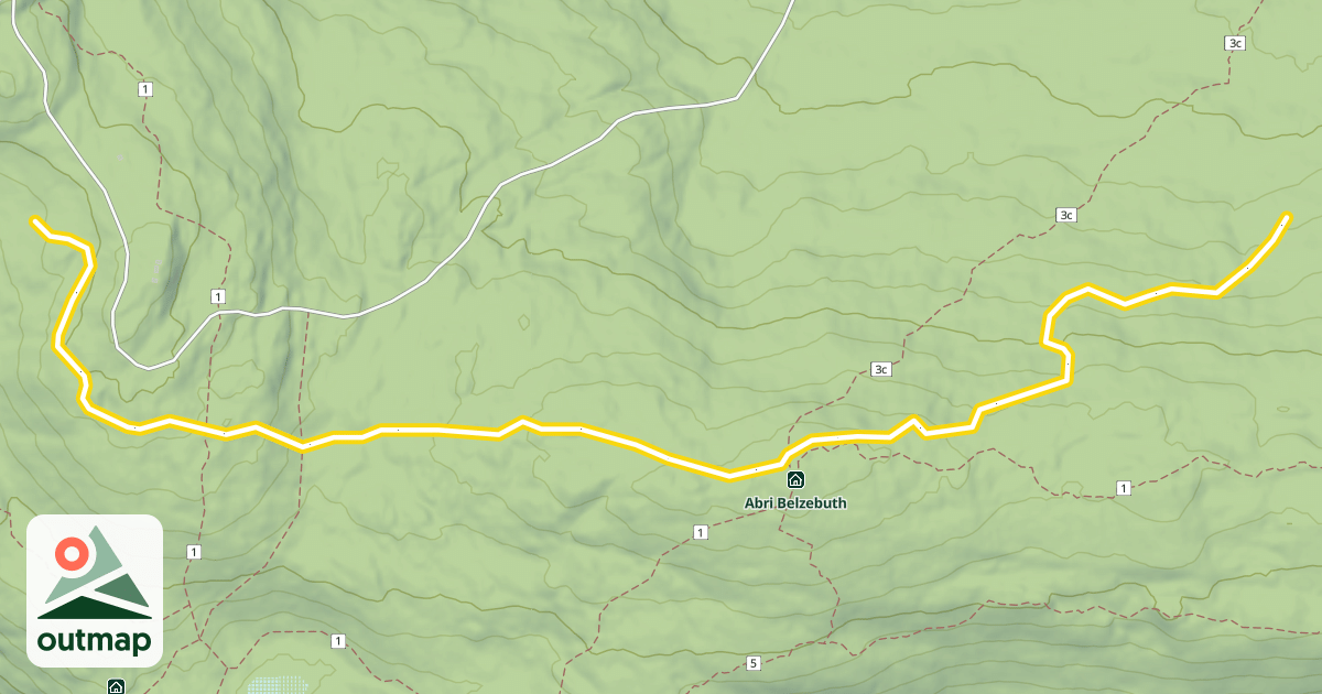 Map of A