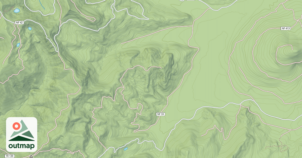 Map of CRATER CREEK