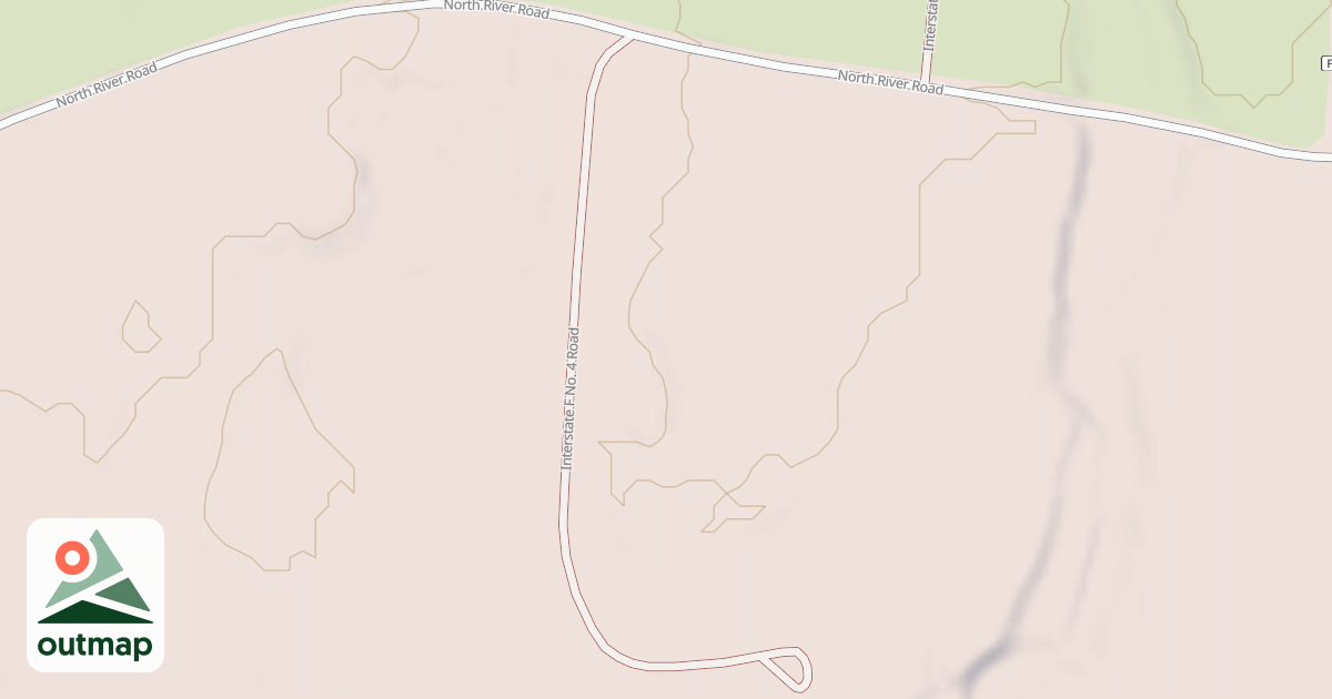 Map of INTERSTATE F NO. 4