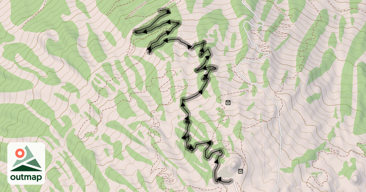 Map of Last Chance (upper)