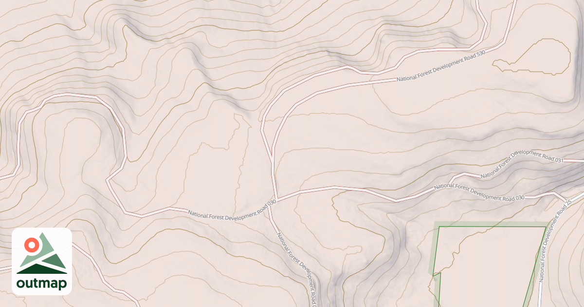 Map of USFS Motor Vehicle Use Map Roads {7126D027-DFEC-44DB-8A46-86124BF8D326}