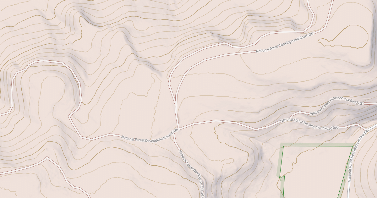 Map preview of USFS Motor Vehicle Use Map Roads {7126D027-DFEC-44DB-8A46-86124BF8D326}