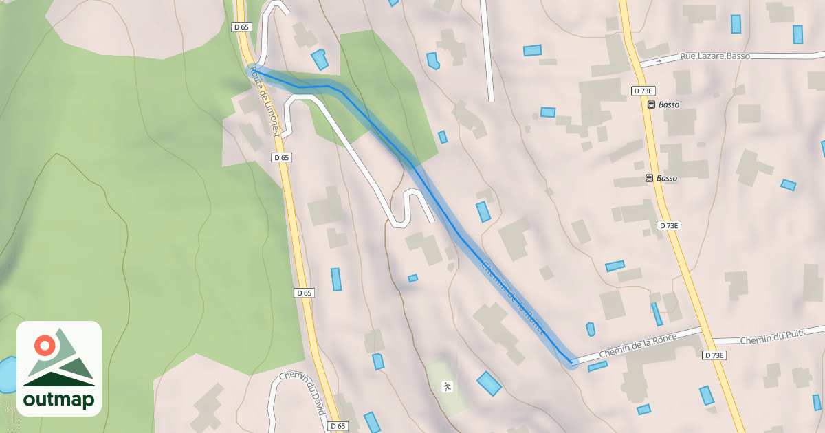Map of Chemin de la Ronce