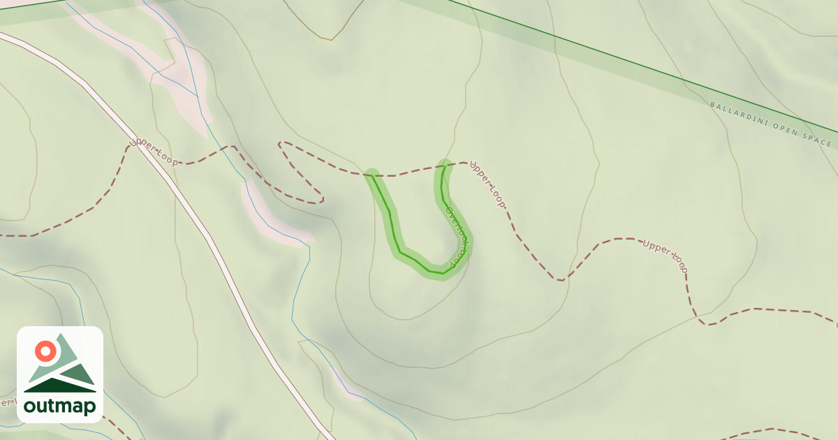 Map of Overlook Loop