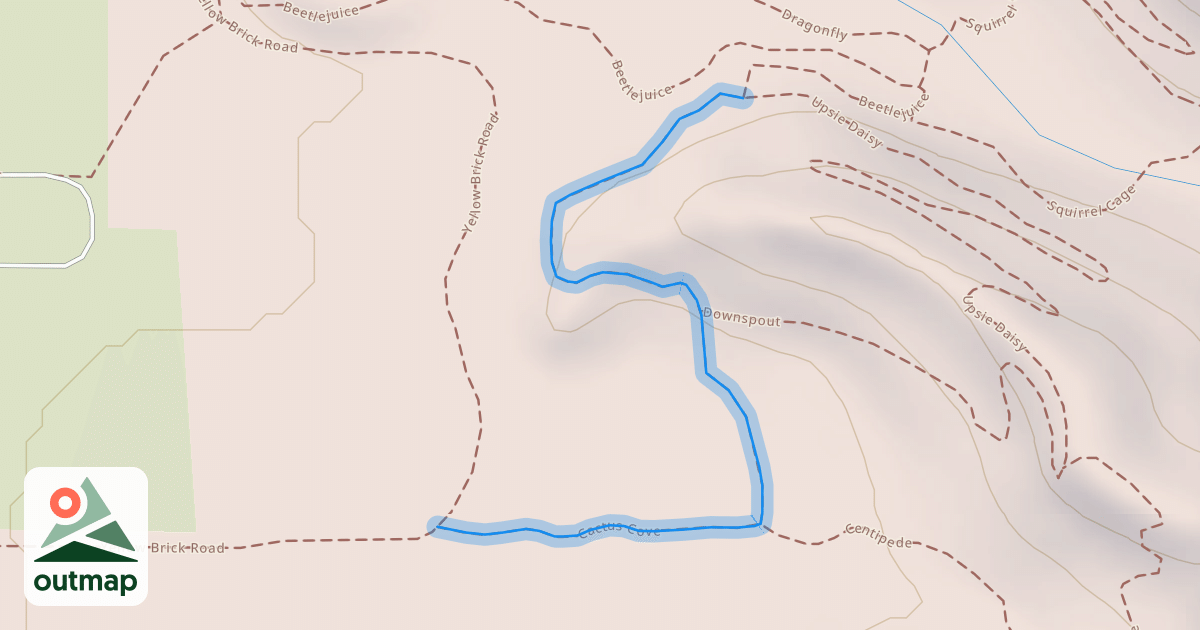 Map of Cactus Cove