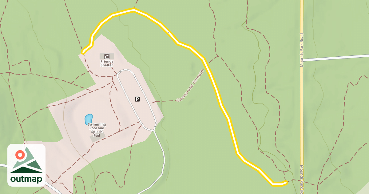 Map of Pleasure Valley Trail