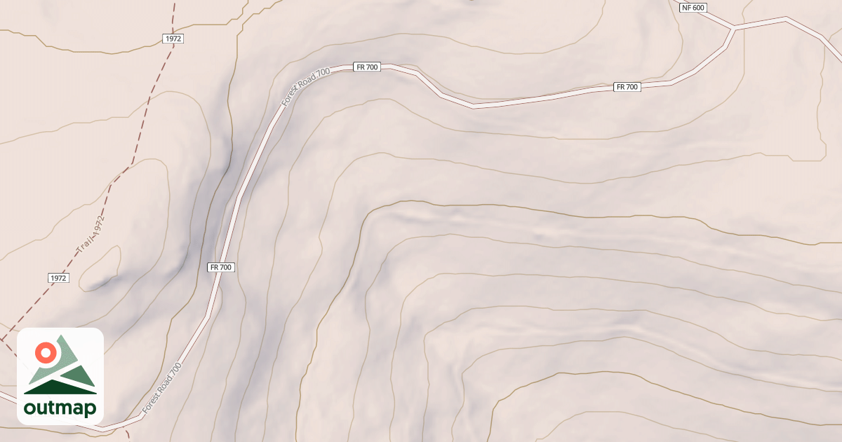 Map of USFS National Forest System Roads {93A5F62D-83B3-4AA7-84F7-33AD9F26AF45}