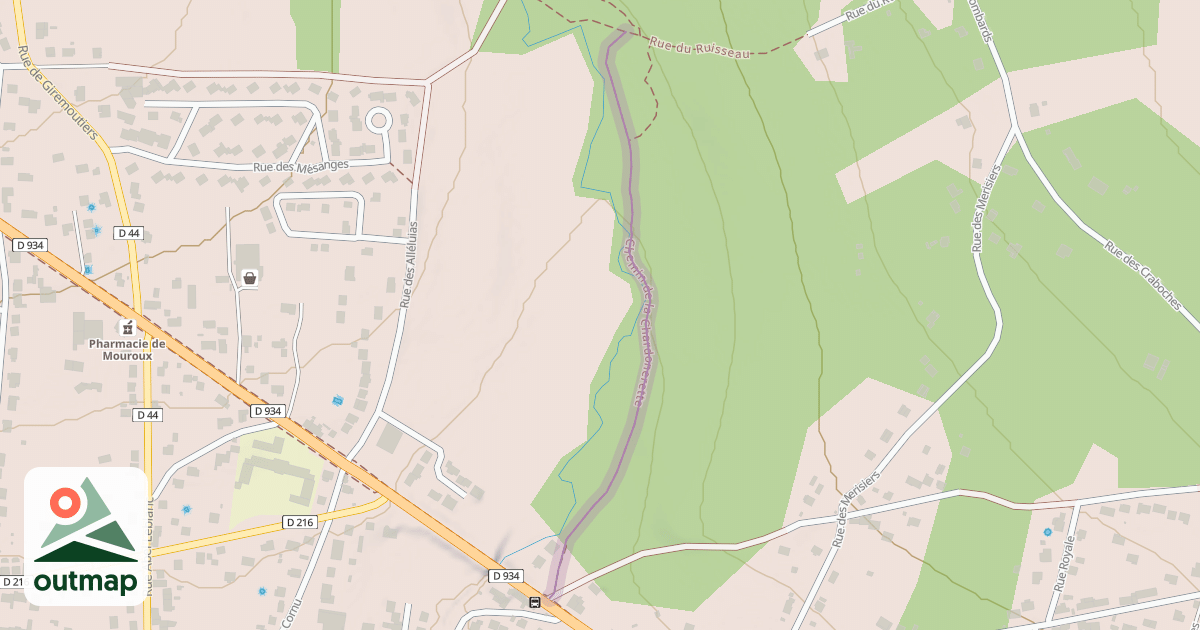 Map of Chemin de la Chardonerette