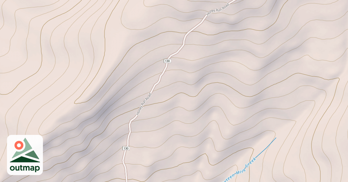 Map of Honey Run