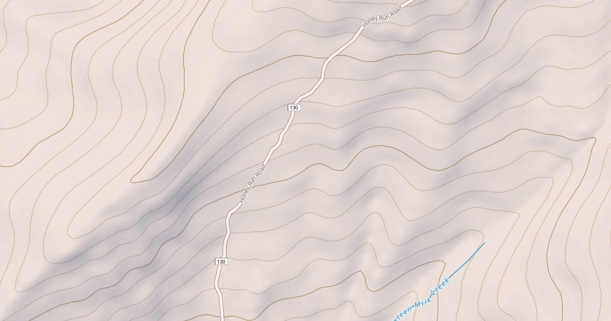 Map preview of Honey Run