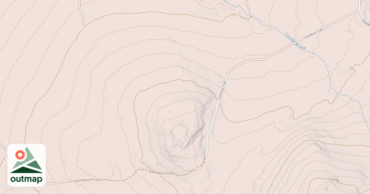 Map of Gordons Trail