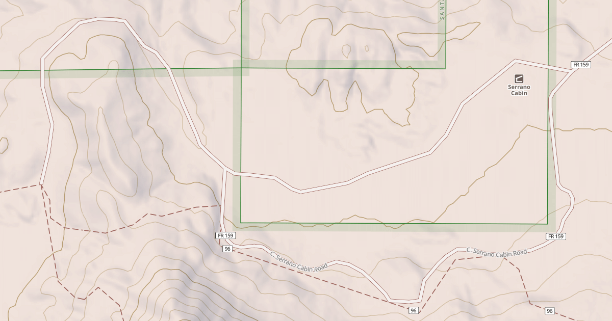 Map preview of C. SERRANO CABIN