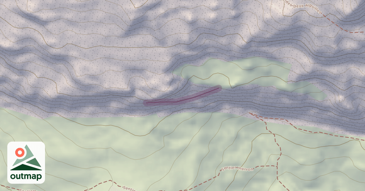 Map of Climbing Crag