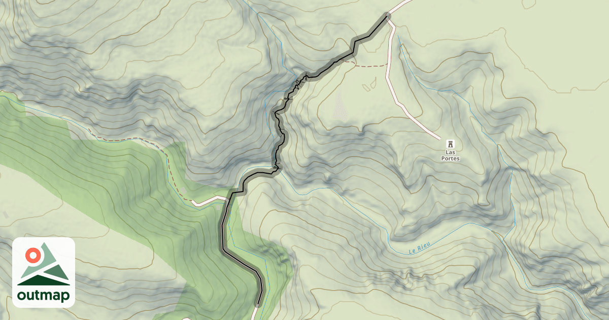 Map of Ancien Chemin des Postiers