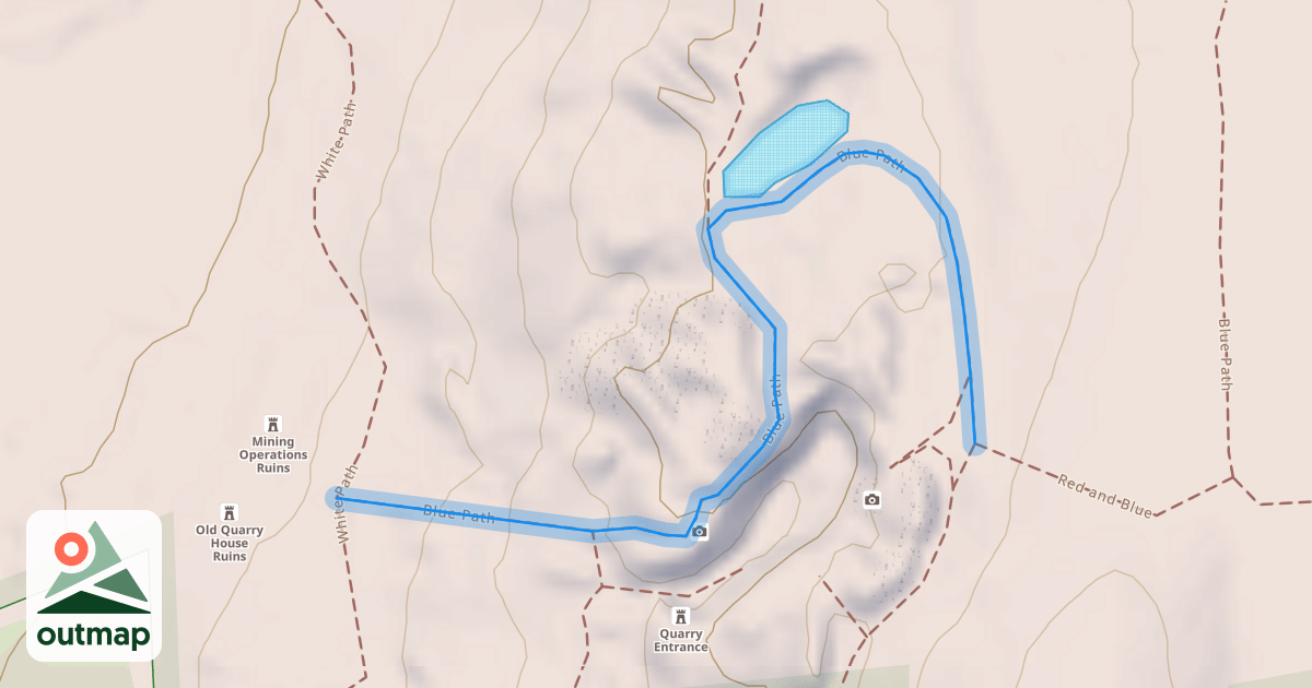Map of Blue Path