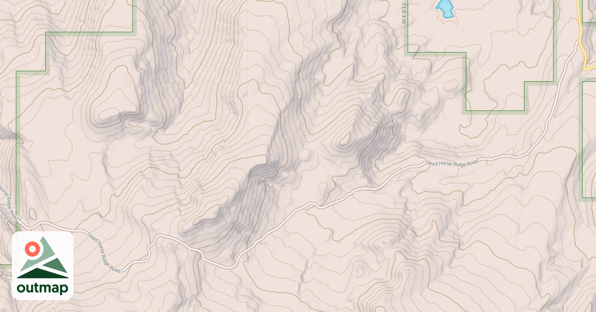 Map of DEAD HORSE RIDGE