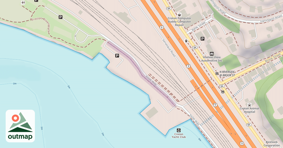 Map of Croton RiverWalk