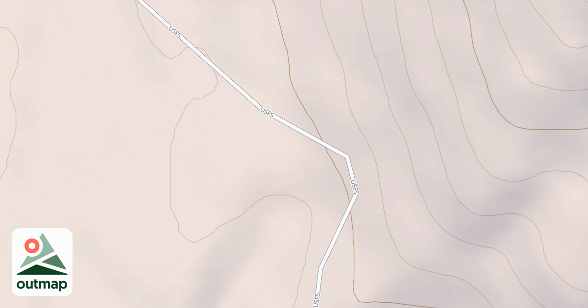Map of Twin Lakes Road