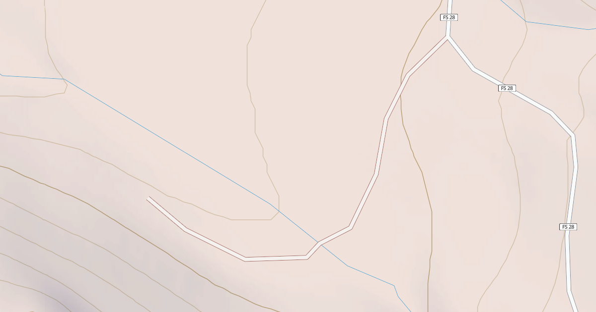 Map preview of USFS National Forest System Roads {E24A0129-B128-4044-AD64-15C611EEC34F}