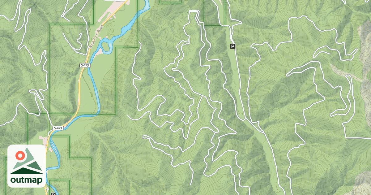 Map of (FDR) PIQUETT-PINE RIDGE
