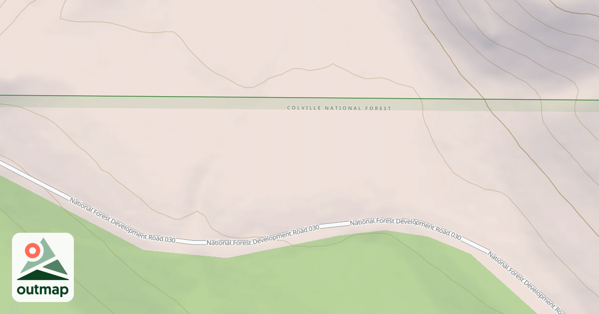 Map of USFS Motor Vehicle Use Map Roads {A0D549D0-0BA1-4C21-A10D-610842A67560}