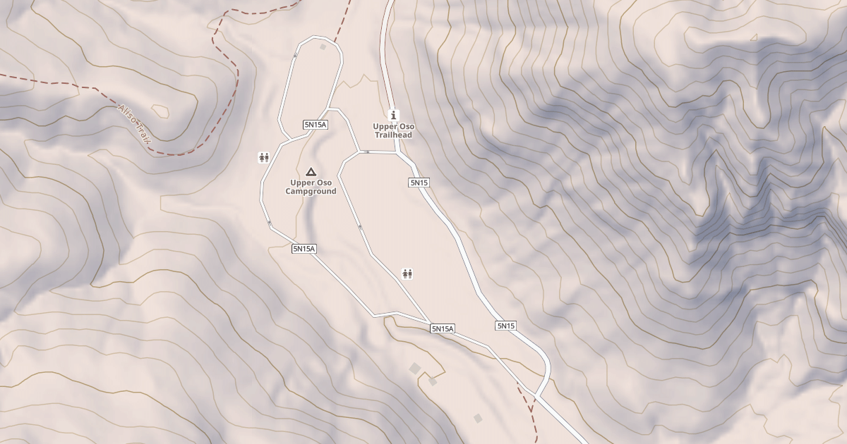Map preview of UPPER OSO C.G.
