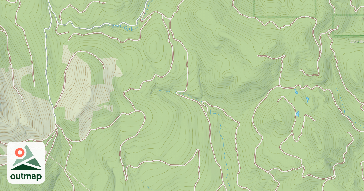 Map of CAYUSE RIDGE