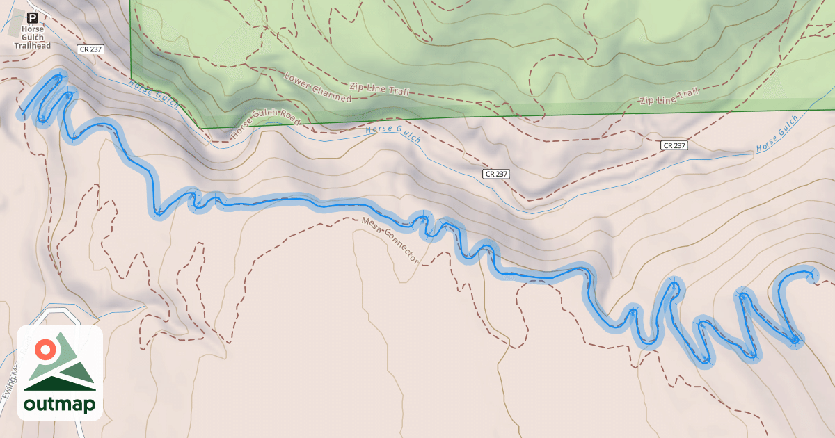 Map of Intermediate Downhill