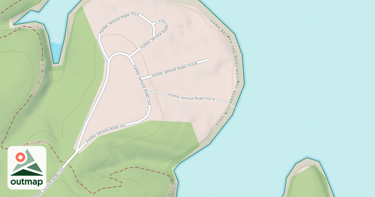 Map of N.B. BOAT RAMP ACCESS
