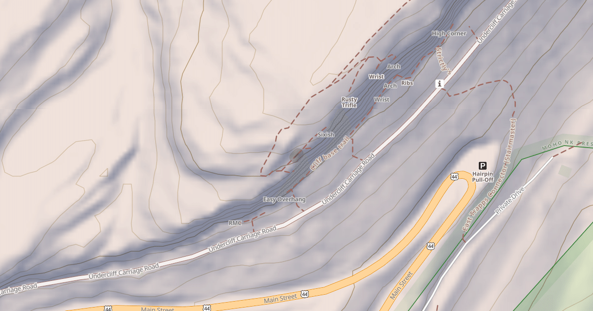 Map preview of Climbing Site