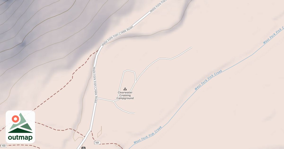 Map of CLEARWATER CROSSING CG
