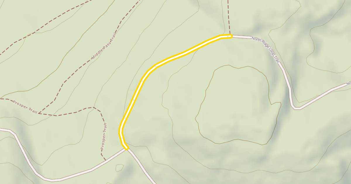 Map preview of North Ridge Loop Trail