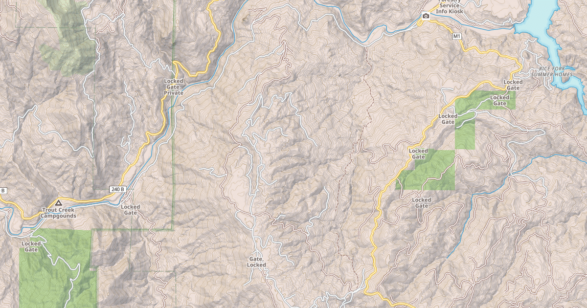 Map preview of PINE MTN