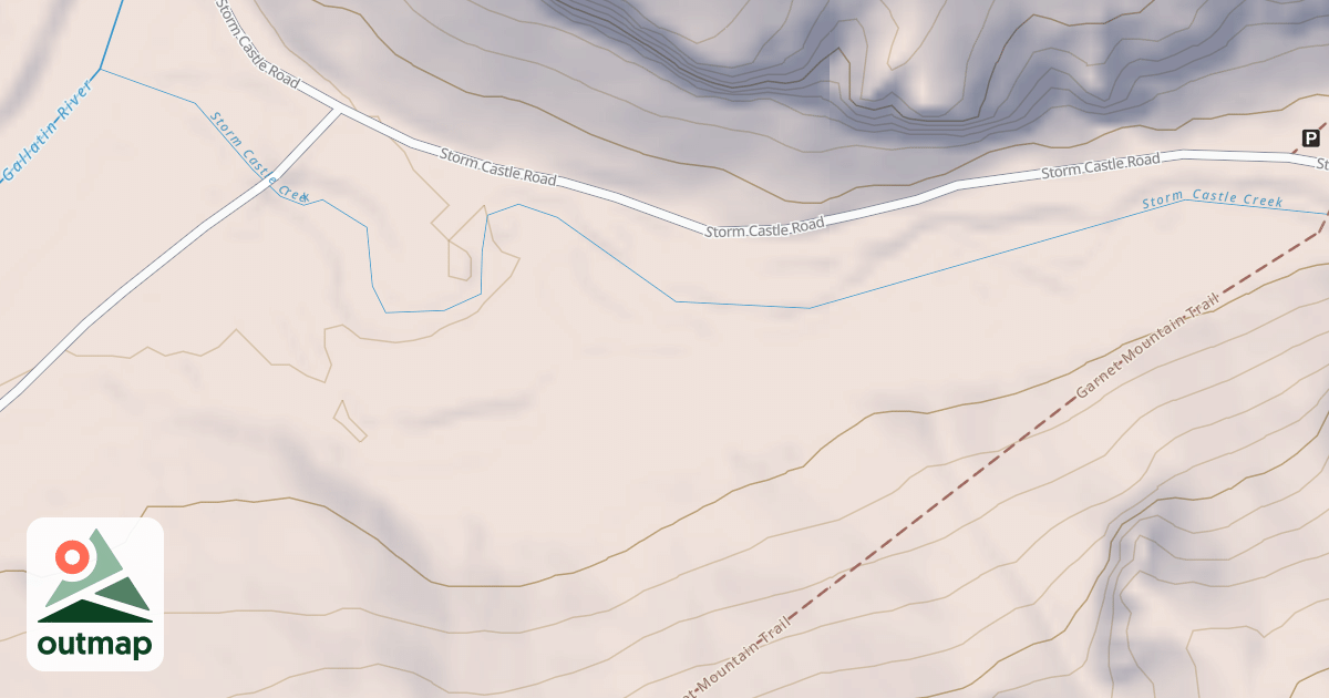 Map of CASTLE ROCK HORSE