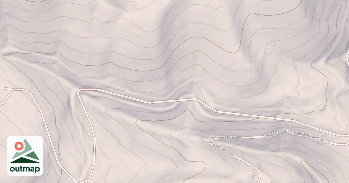 Map of USFS National Forest System Roads {02D050C8-A9A0-43C7-B84B-F34741F6E50F}