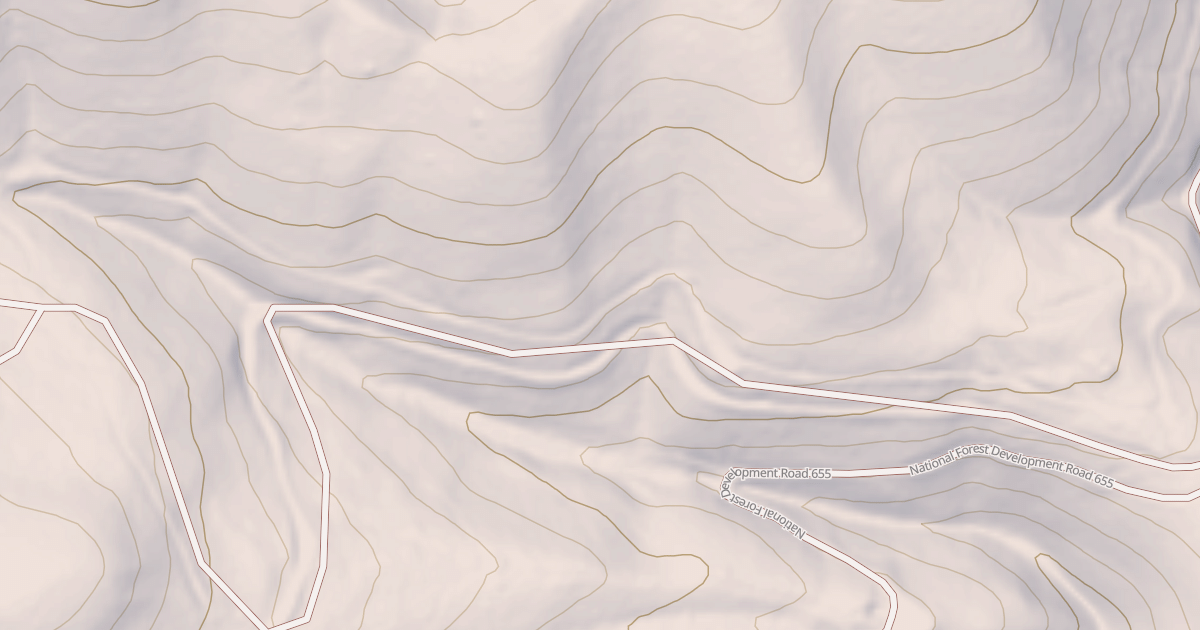 Map preview of USFS National Forest System Roads {02D050C8-A9A0-43C7-B84B-F34741F6E50F}