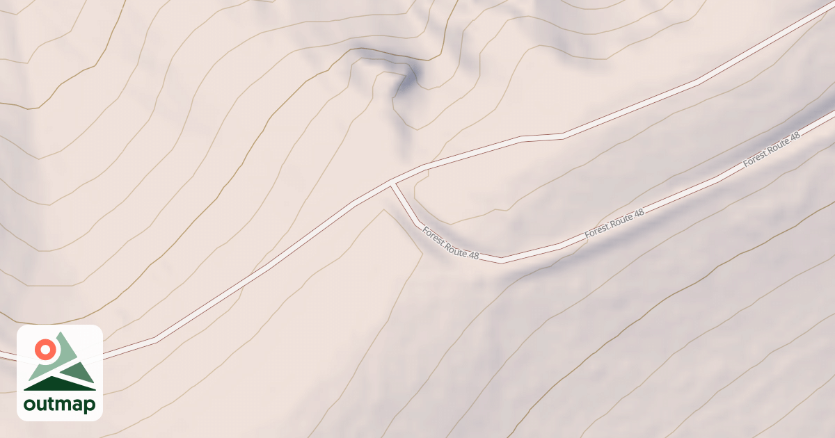 Map of CHIPMUNK RIDGE