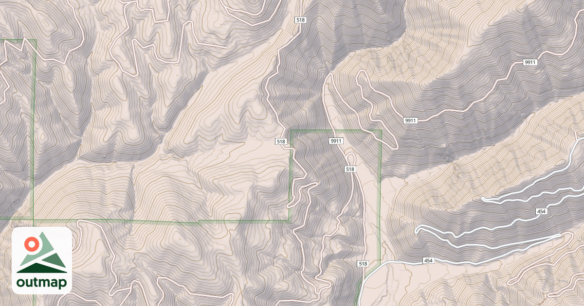 Map of MILLER MTN ALICE CRK