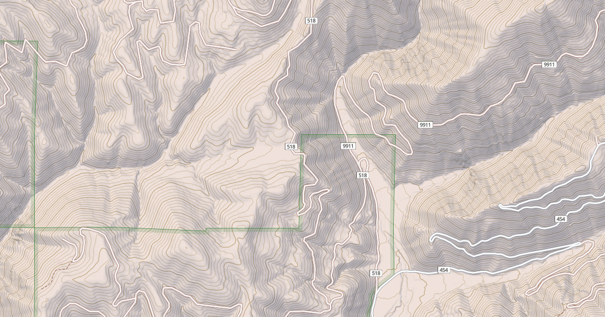 Map preview of MILLER MTN ALICE CRK