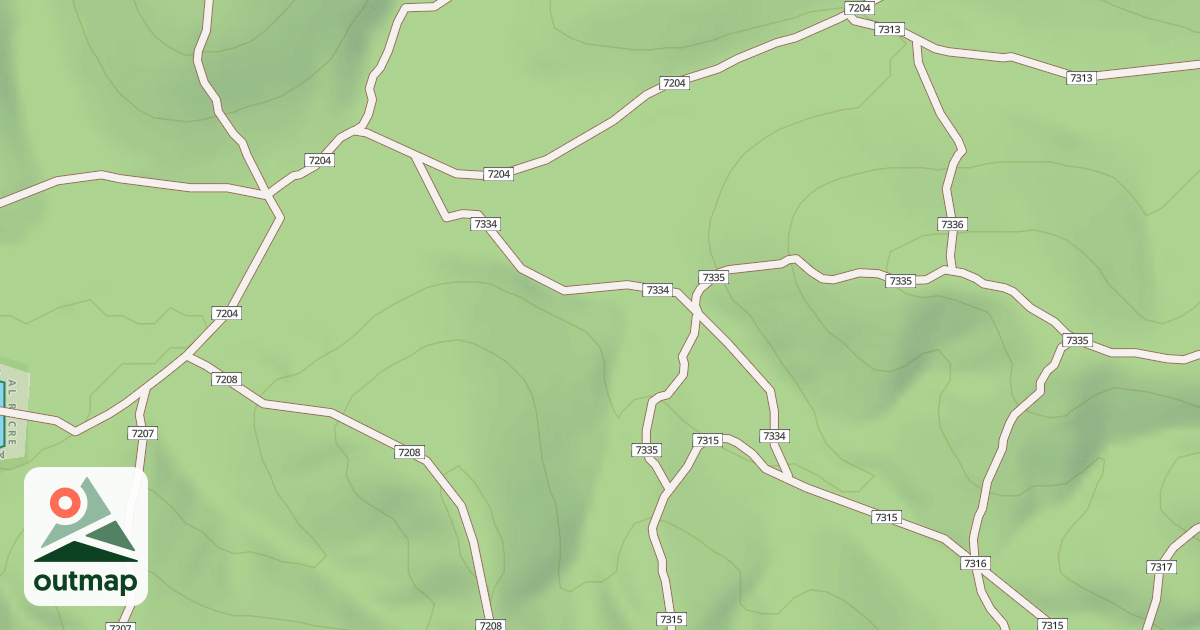 Map of USFS Motor Vehicle Use Map Trails 19260
