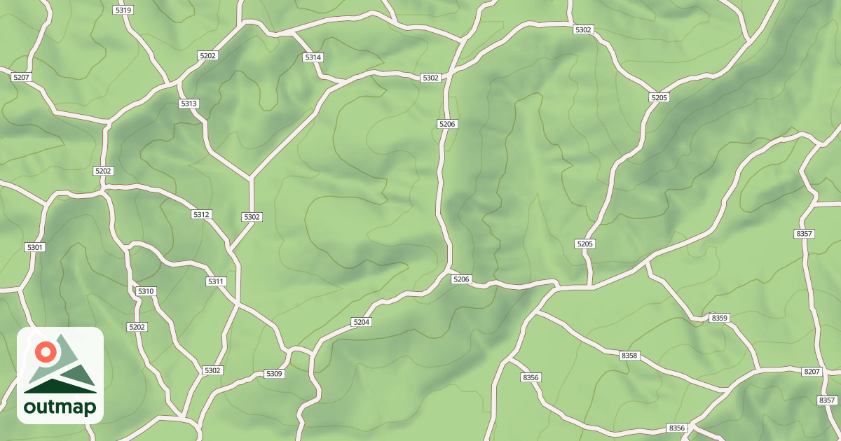Map of USFS Motor Vehicle Use Map Trails 19344