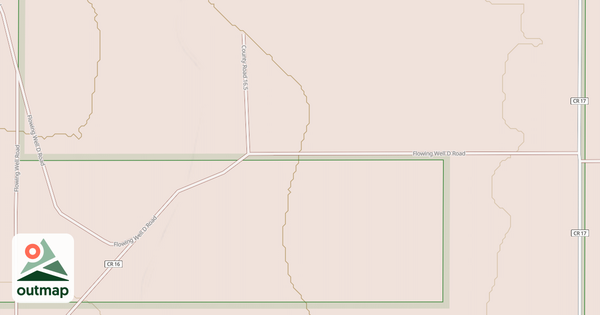 Map of FLOWING WELL D