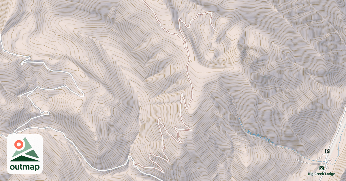 Map of Golden Cup Mine