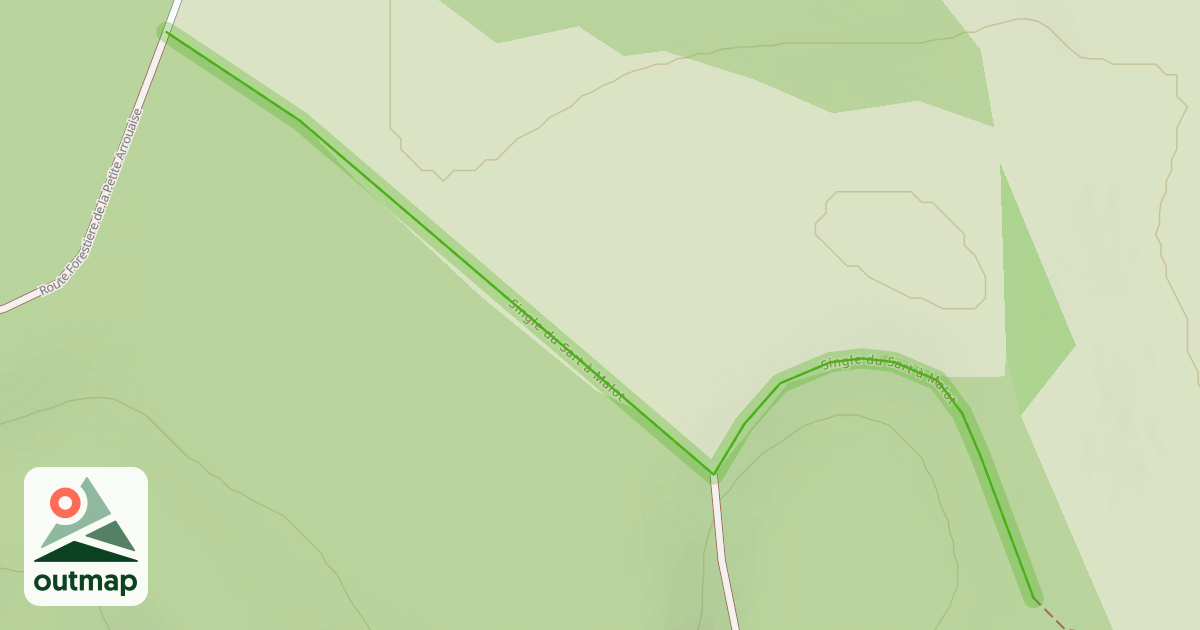Map of Single du Sart à Malot