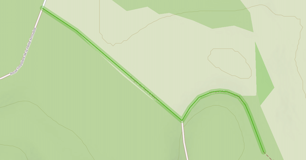 Map preview of Single du Sart à Malot