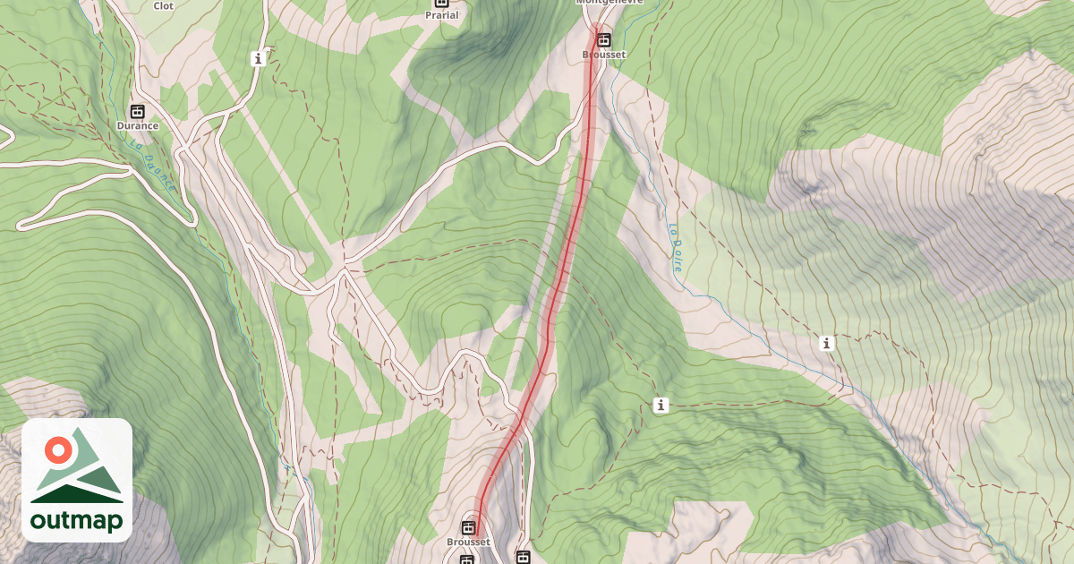 Map of Les Rhodos