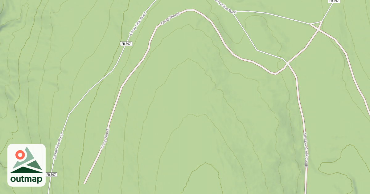 Map of CAMP NINE E
