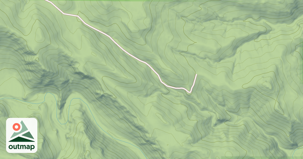 Map of BRUSH CREEK BR 1N
