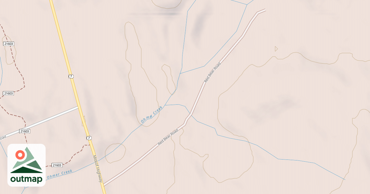Map of RED BEAR