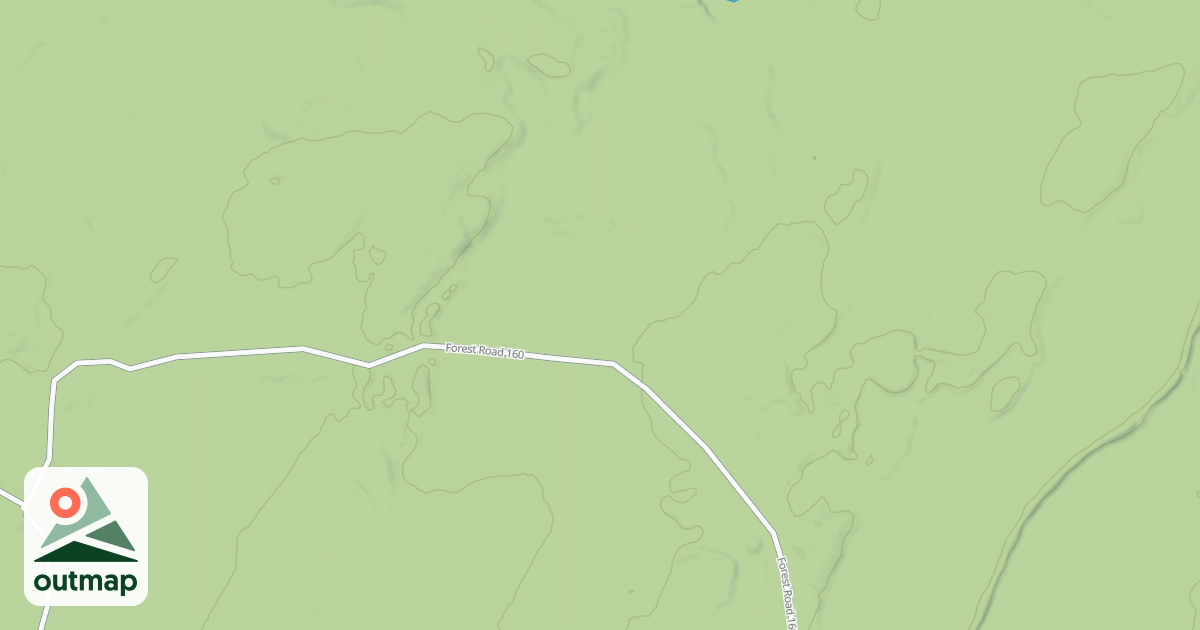 Map of FR 160